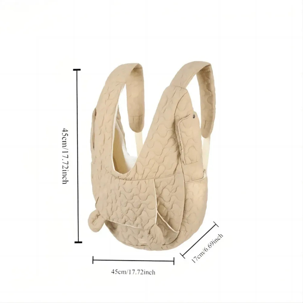 Large Pet Sling Waterproof Dog Backpack Carrier