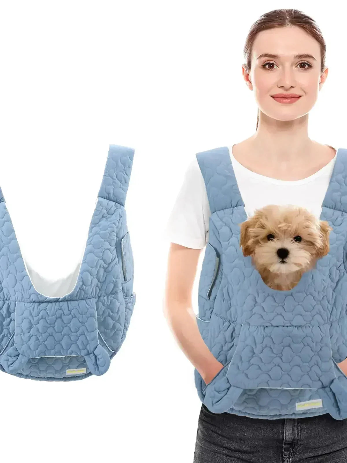Large Pet Sling Waterproof Dog Backpack Carrier