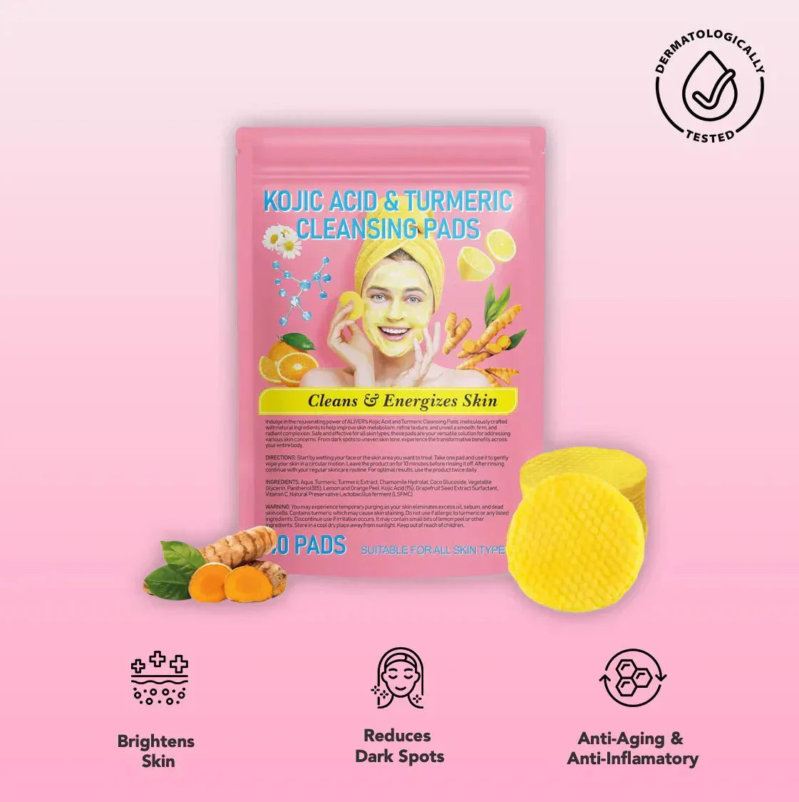 Brightening Kojic Acid Skin Pads - Befez