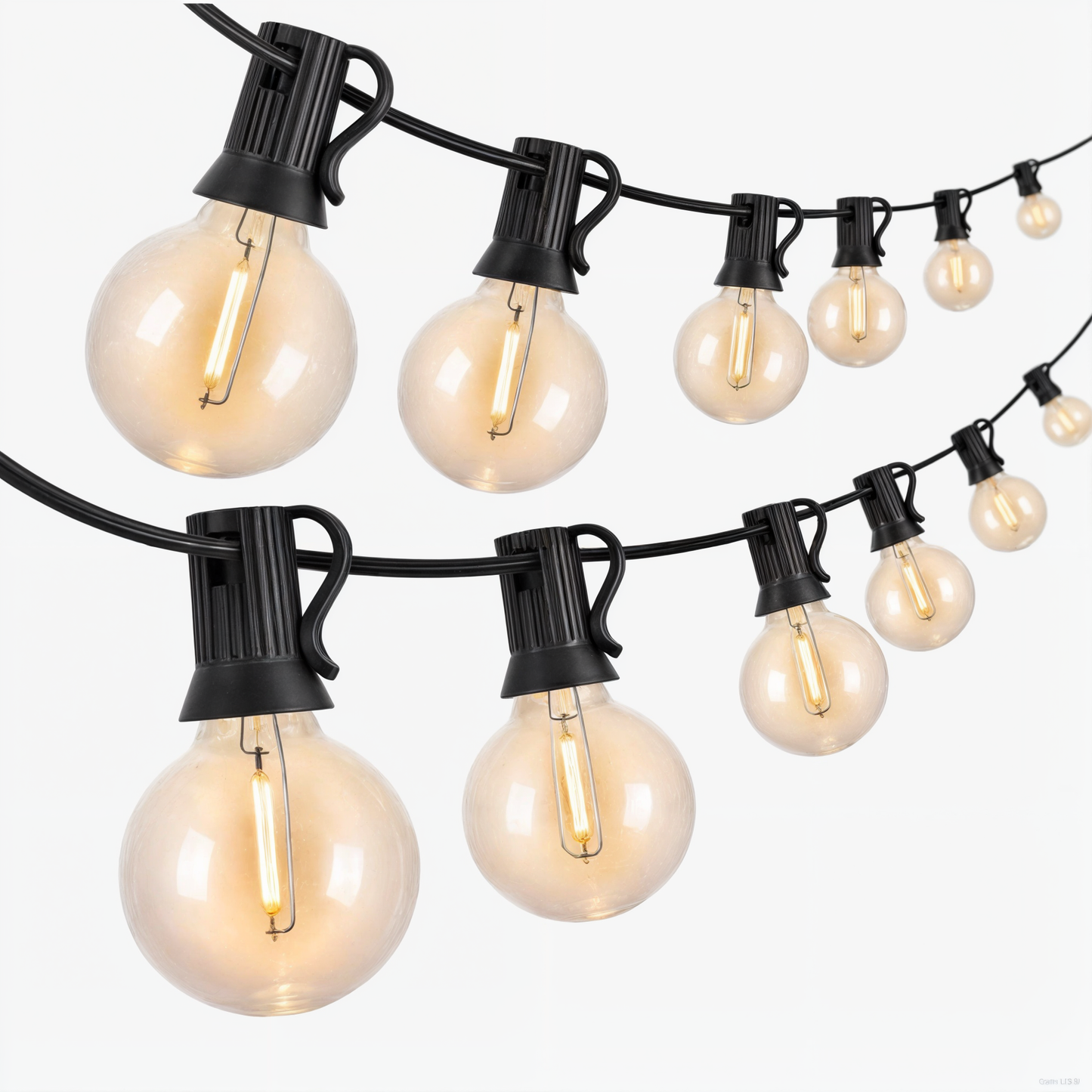 Weatherproof Outdoor String Lights with Soft Warm Glow