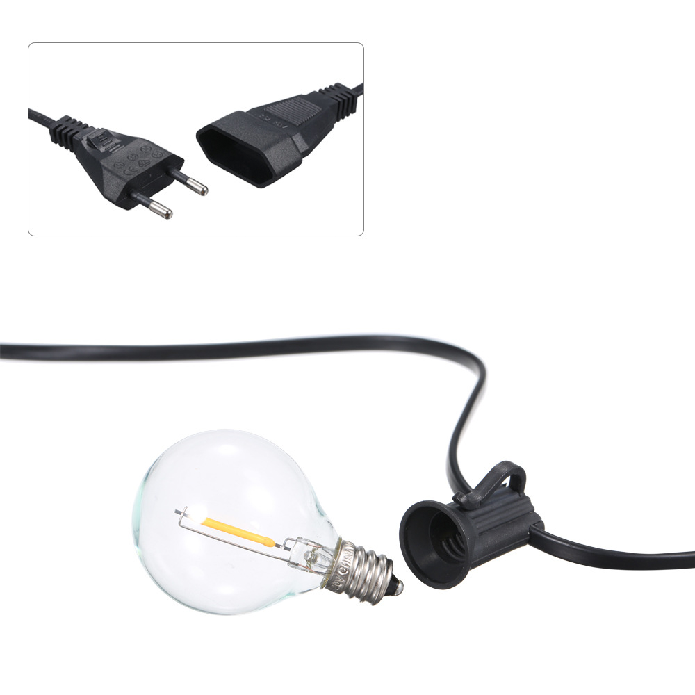 Weatherproof Outdoor String Lights with Soft Warm Glow