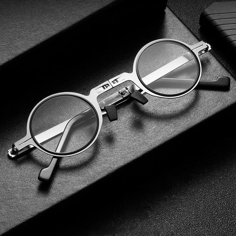 Stylish Titanium Reader Glasses with Blue Light Blocker