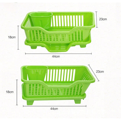 Space Saving Kitchen Sink Dish Rack Organizer