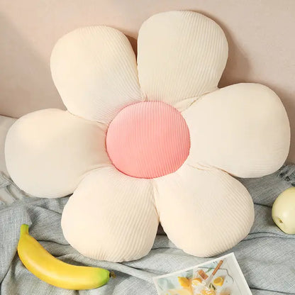 Soft Floral Patterned Chair Cushion