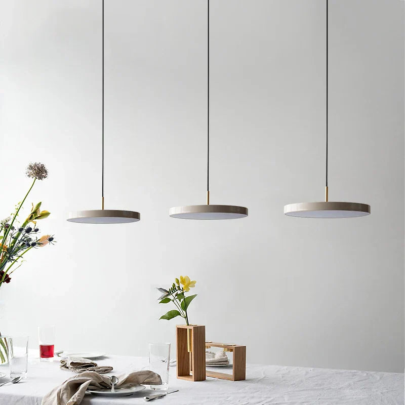 Contemporary UFO Table Lamp with Silver Finish