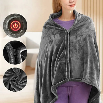 Cozy Electric Fleece Blanket with 3 Heat Settings - Befez