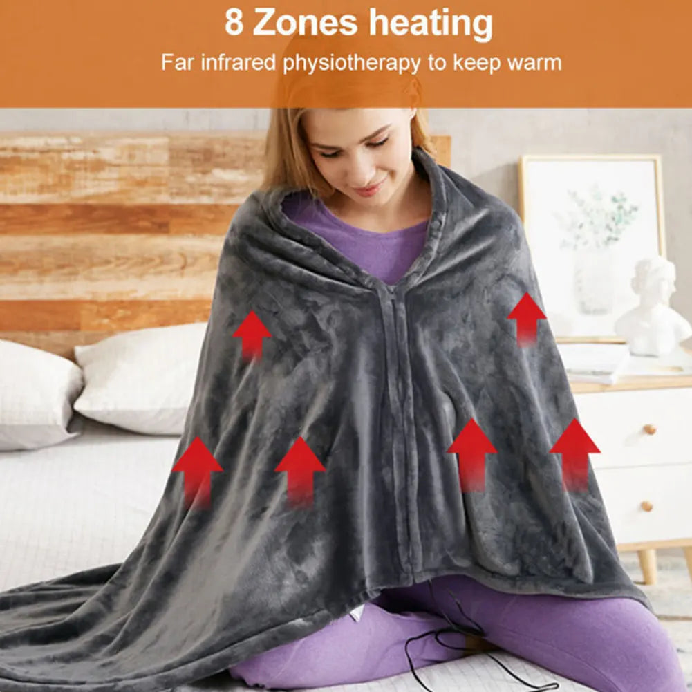 Cozy Electric Fleece Blanket with 3 Heat Settings