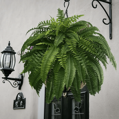 Outdoor Artificial Fern Plant with UV and Weather Resistance