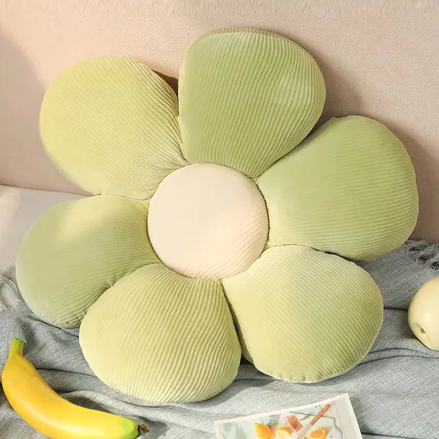 Soft Floral Patterned Chair Cushion
