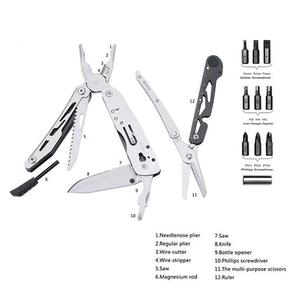 Portable Outdoor Survival Multi Tool Kit