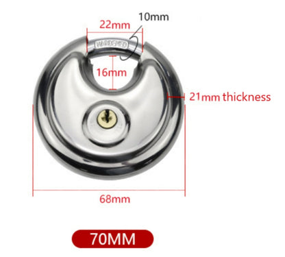 Strong Round Metal Security Lock - Befez
