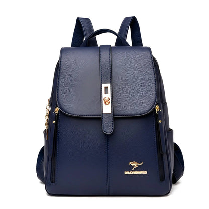 Premium Leather Ladies Backpack Purse