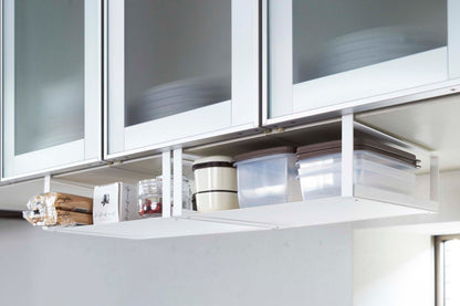 Space Saving Under Shelf Storage Rack