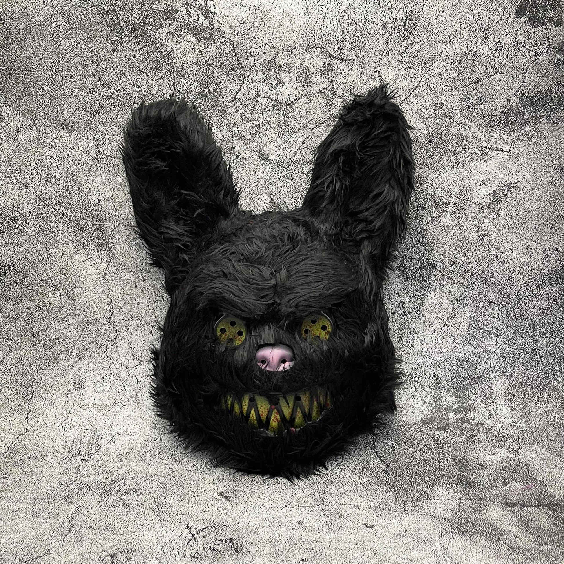 Spooky Faux Fur Halloween Mask - Befez