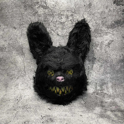 Spooky Faux Fur Halloween Mask - Befez