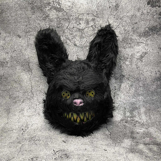 Spooky Faux Fur Halloween Mask - Befez