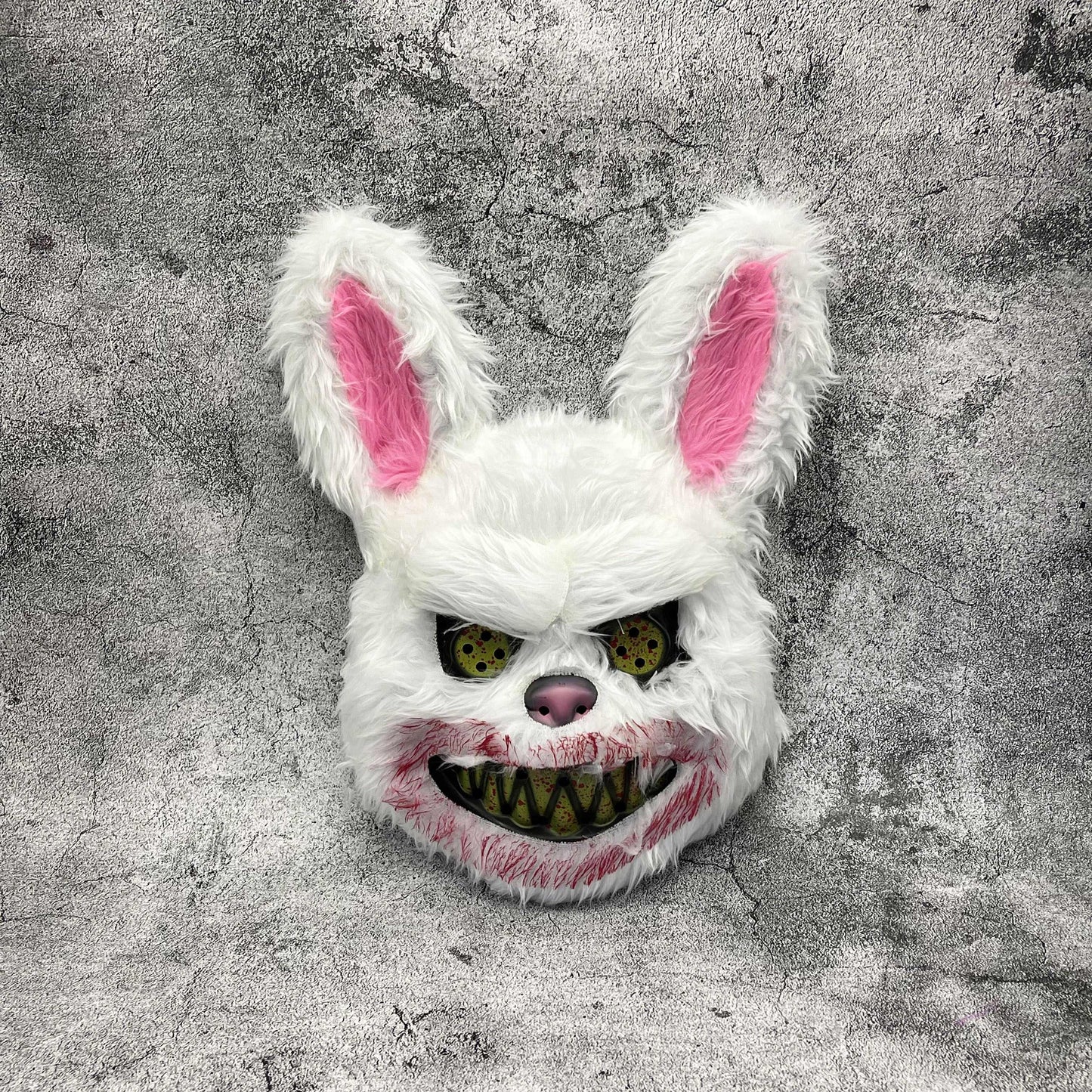 Spooky Faux Fur Halloween Mask