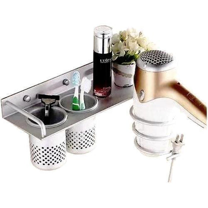 Wall Mount Bathroom Hair Dryer Storage Holder - Befez