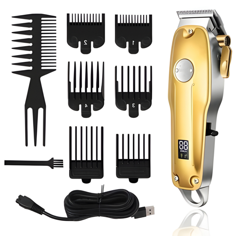 Premium 7 Piece Mens Grooming Clipper Kit - Befez