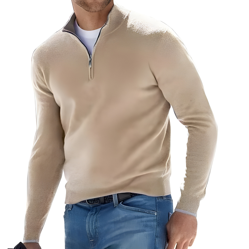 Soft Crew Neck Cashmere Sweater for Men