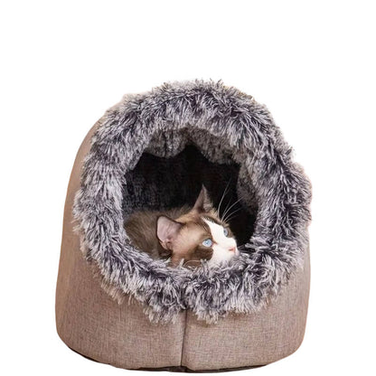 Cozy Fleece Kitty Bed