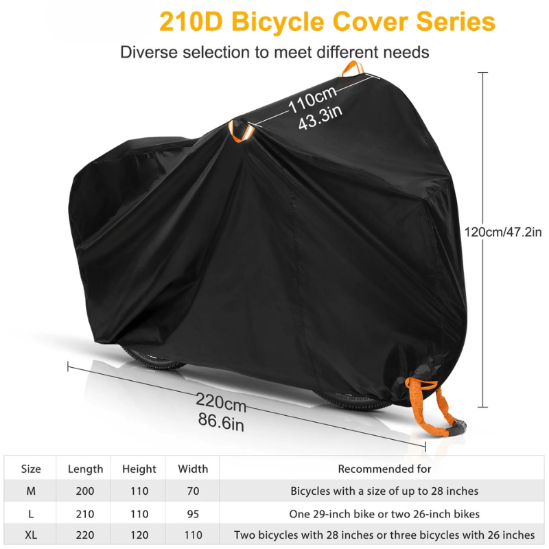 Waterproof Bicycle Cover with Weather Protection