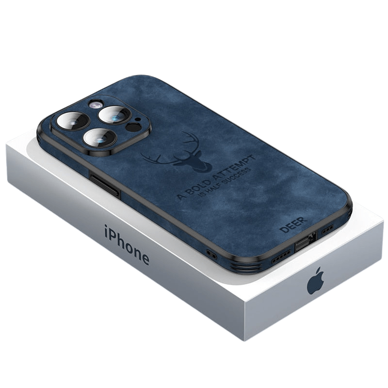 Premium Leather iPhone Case with Durable Shock Absorption