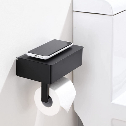 Stylish Stainless Steel Toilet Paper Holder Wall Mount