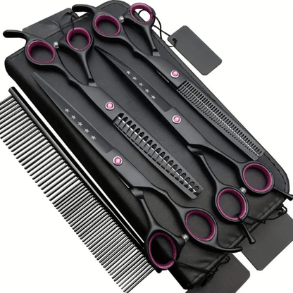 Sharp Pet Grooming Scissor Kit Set - Befez