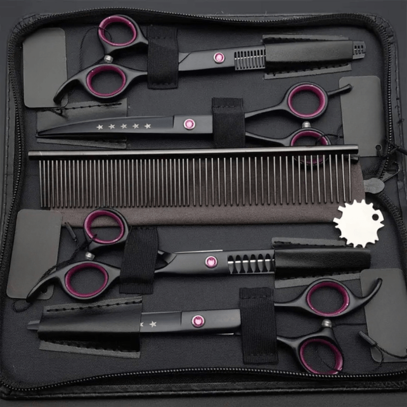 Sharp Pet Grooming Scissor Kit Set