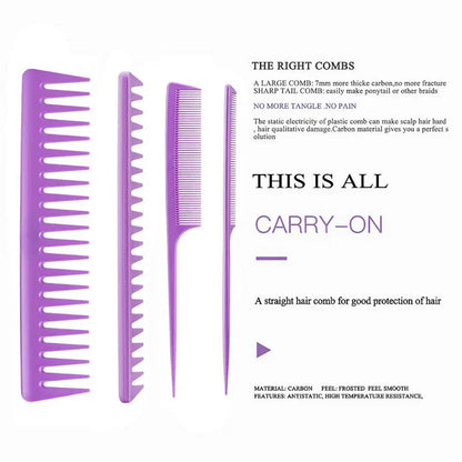 Gentle 4pc Hair Detangling Brush Set
