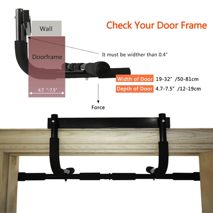 Sturdy Doorway Pull Up Bar with 200kg Weight Limit