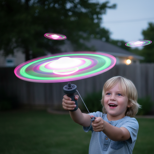 Colorful UFO Ceiling Decoration Toy - Befez