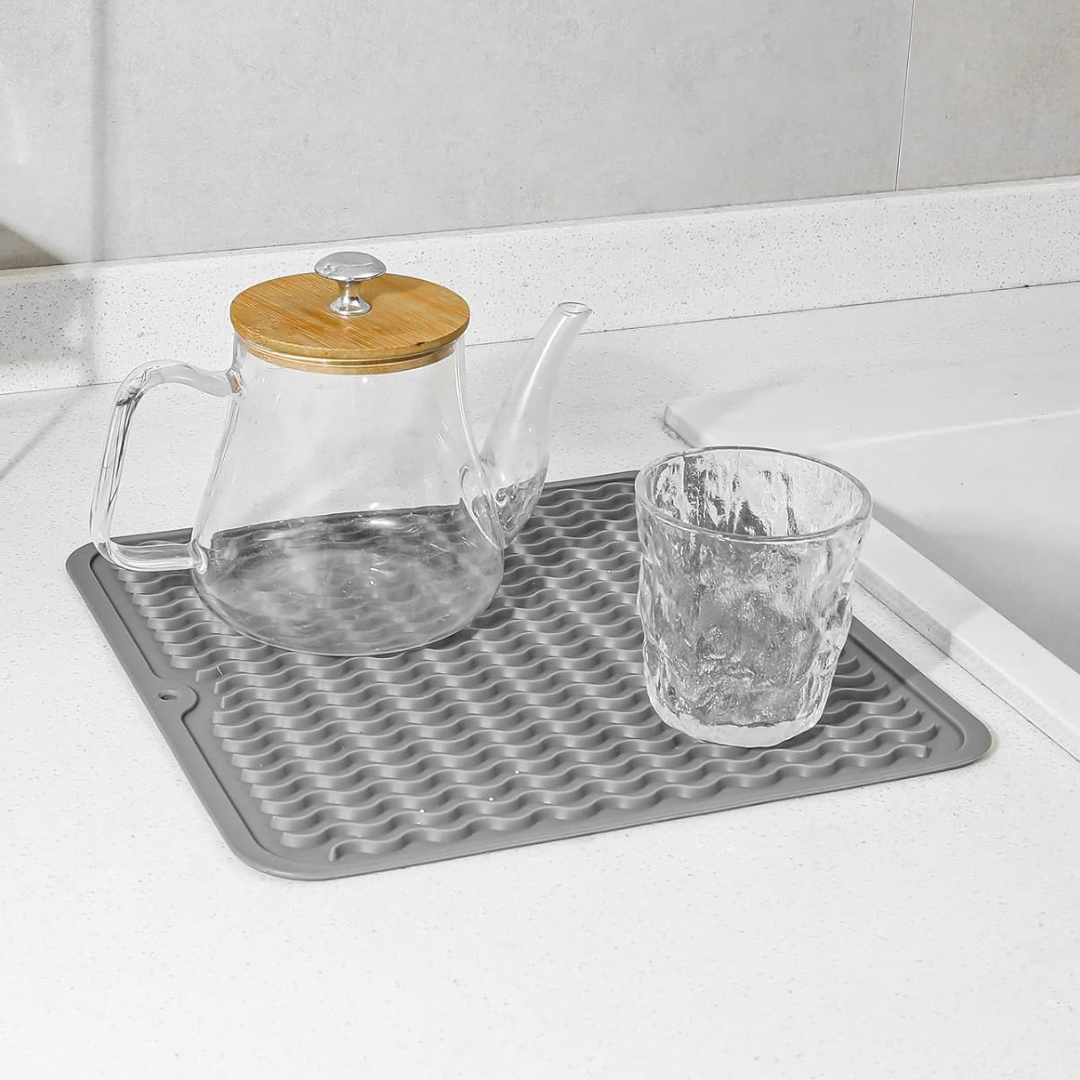 Premium Silicone Kitchen Mat, Heat Resistant and Non Slip