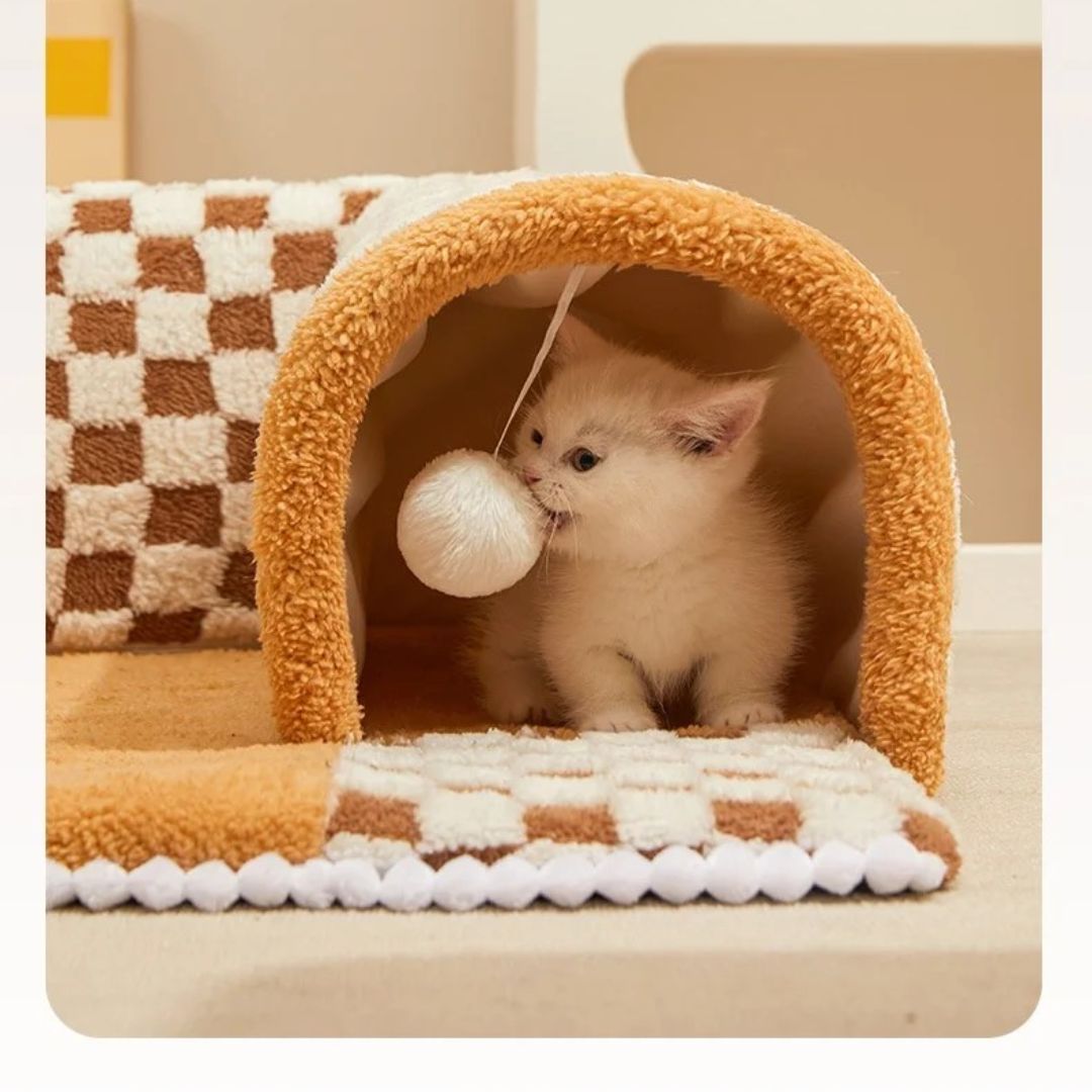 Fun Cat Play Tunnel for Kittens