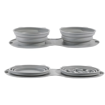 Portable Collapsible Pet Food Bowl