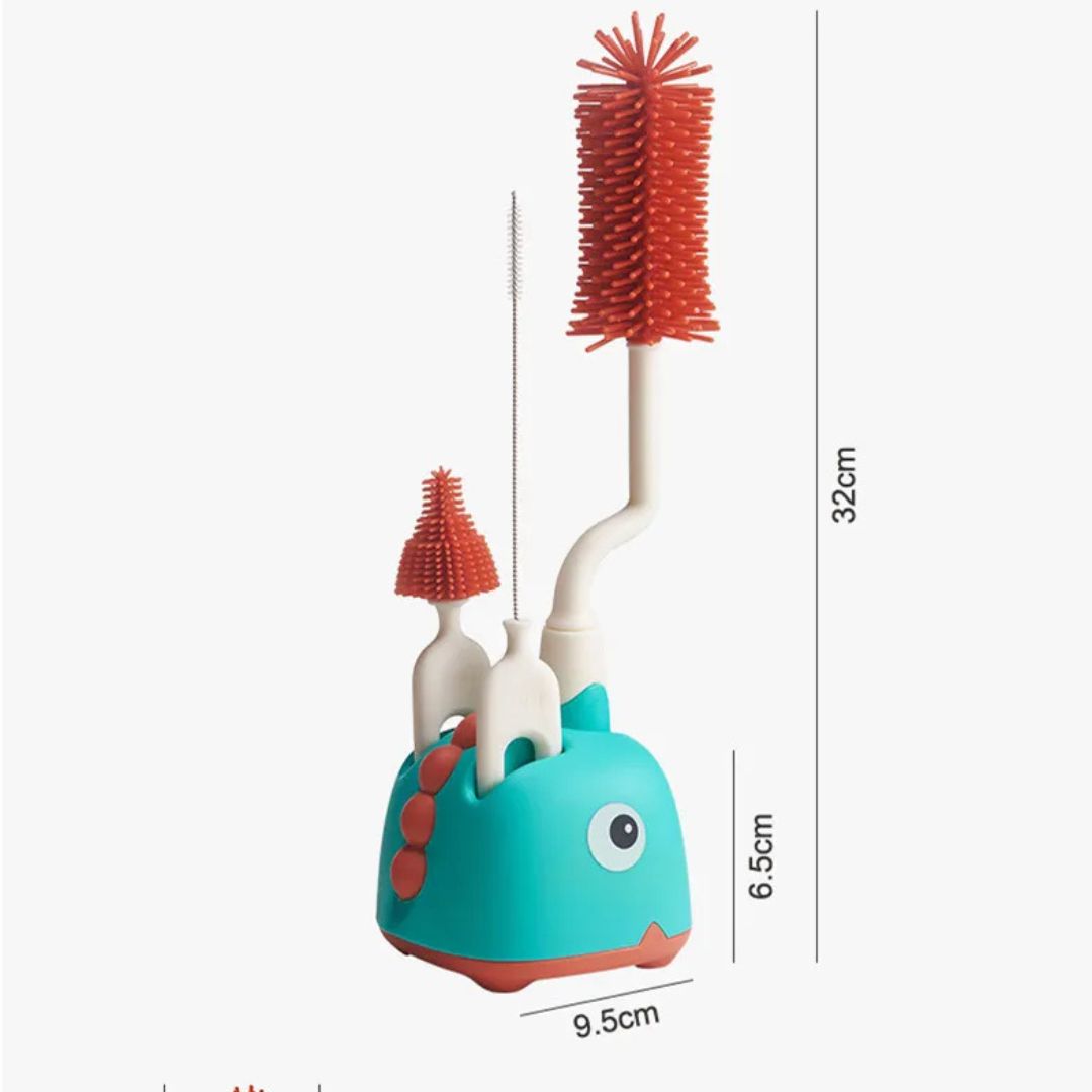 Baby Bottle Cleaner Brush Set with Storage Case