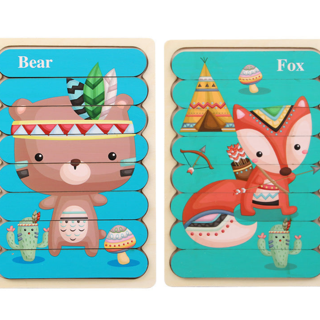 Educational Wood Learning Puzzle