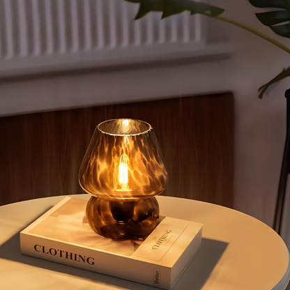Unique Artisan Glass Table Lamp