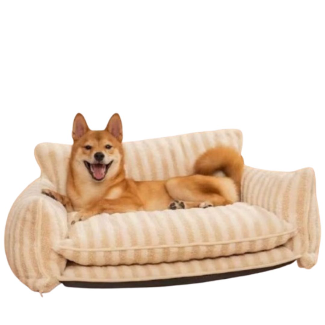 Cozy Pet Bed - Plush Washable Dog Sofa