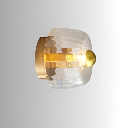 Simple Glass Wall Lamp with Modern Style