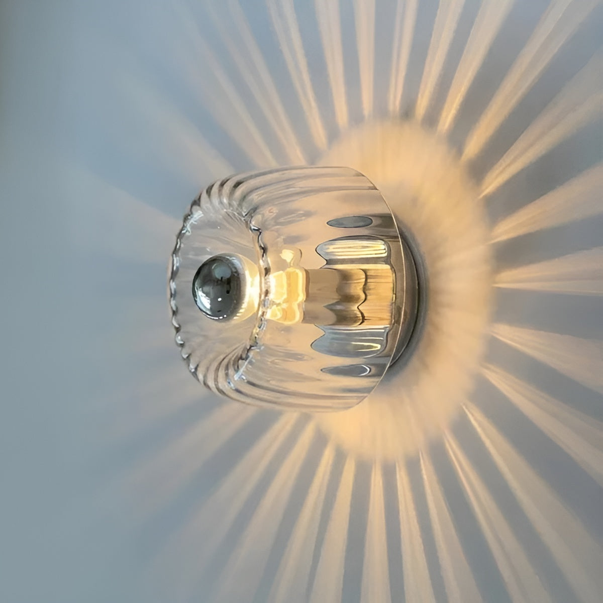 Simple Glass Wall Lamp with Modern Style