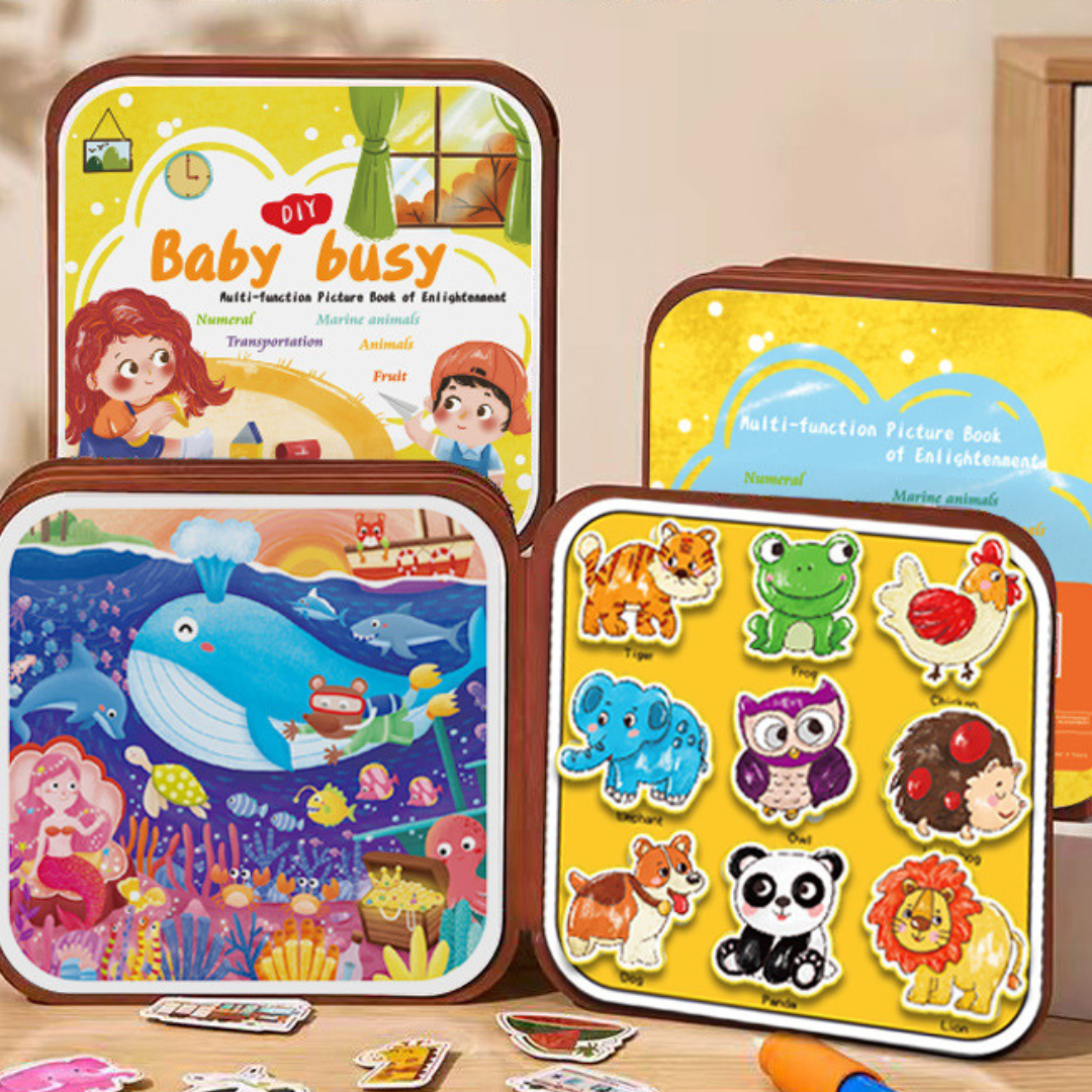 Interactive Kids Learning Book and Drawing Pad