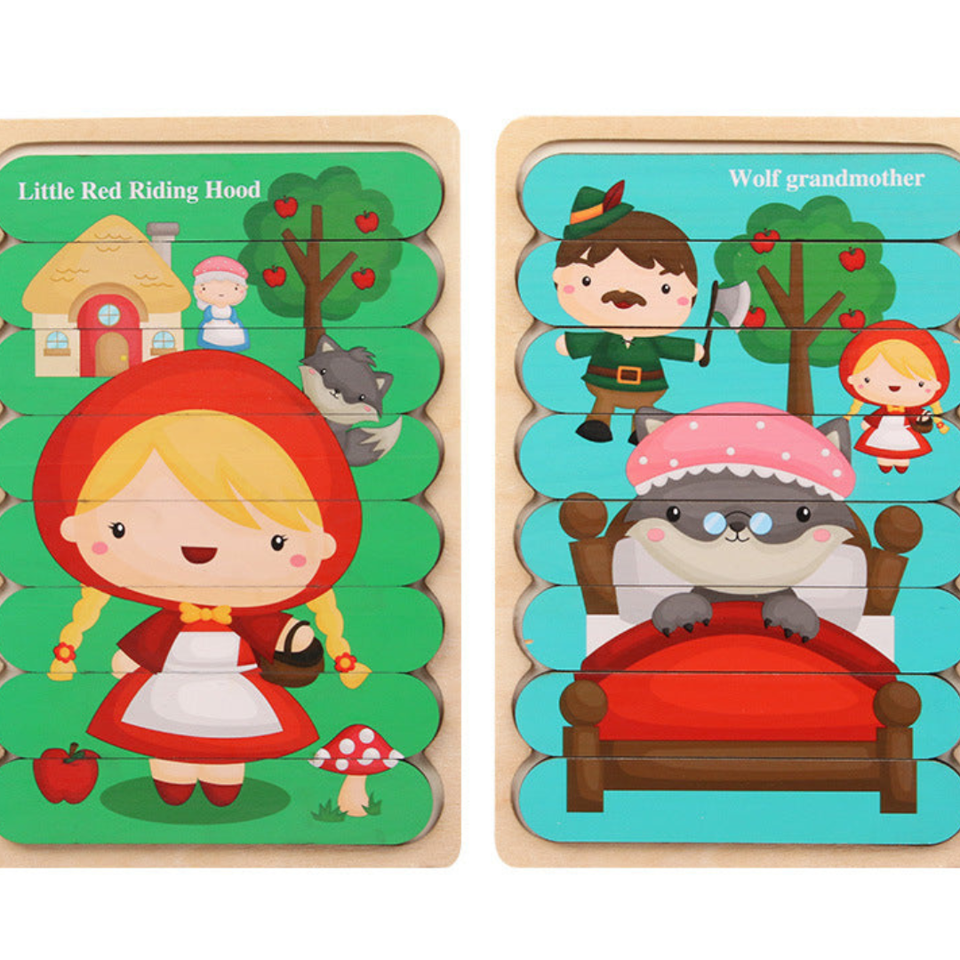 Educational Wood Learning Puzzle