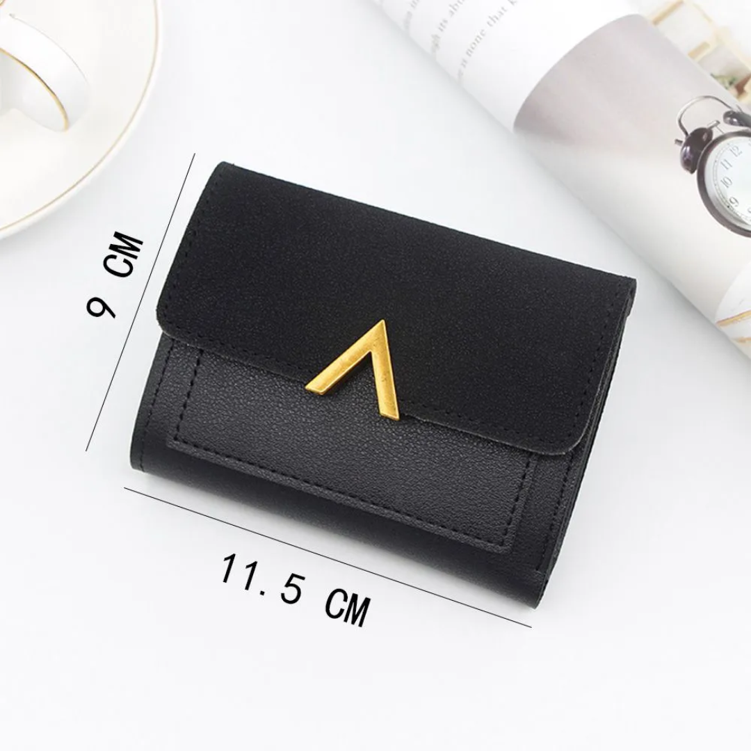 Slim Ladies Leather Card Wallet