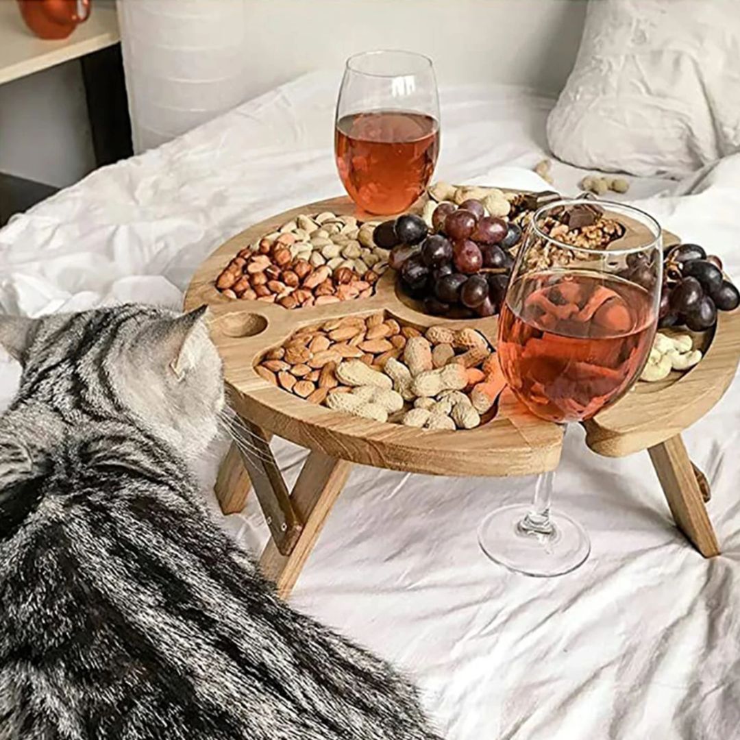 Wooden Cheese Board - Elegant Outdoor Party Platter