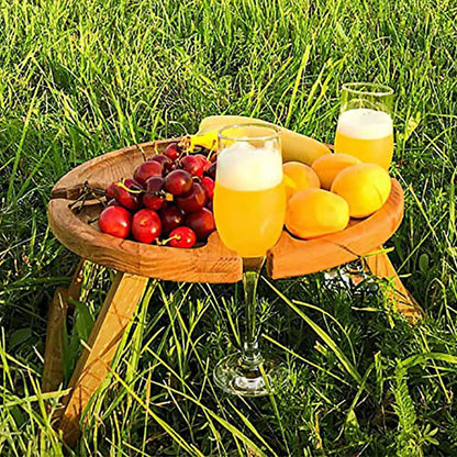 Wooden Cheese Board - Elegant Outdoor Party Platter