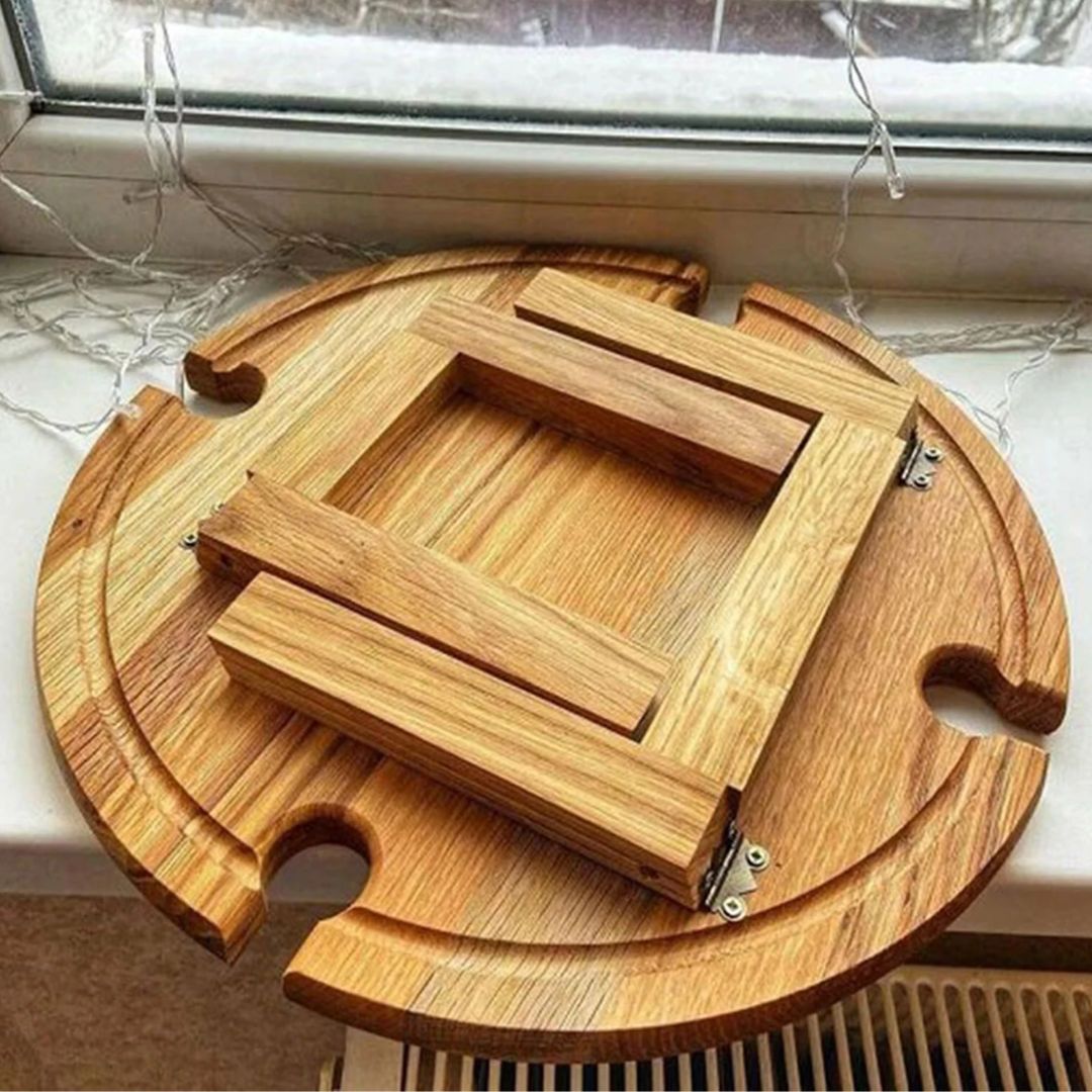Wooden Cheese Board - Elegant Outdoor Party Platter