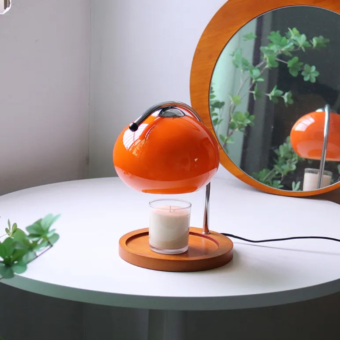 Vintage Glass Desk Lamp