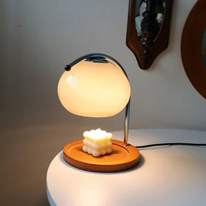 Vintage Glass Desk Lamp